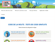 Tablet Screenshot of coderoute.com